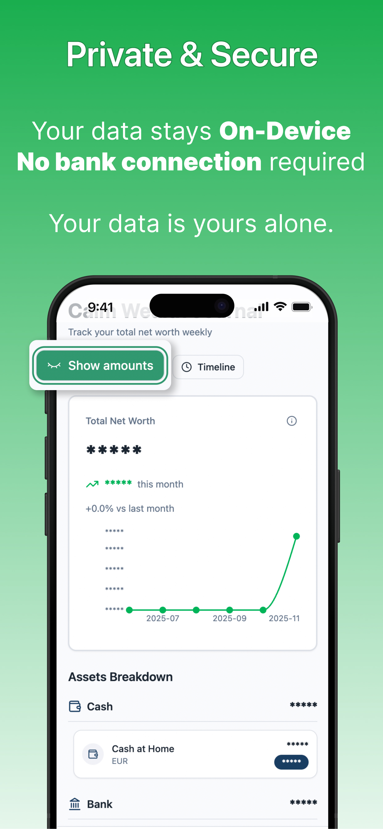 Calm Wealth Journal képernyő képek